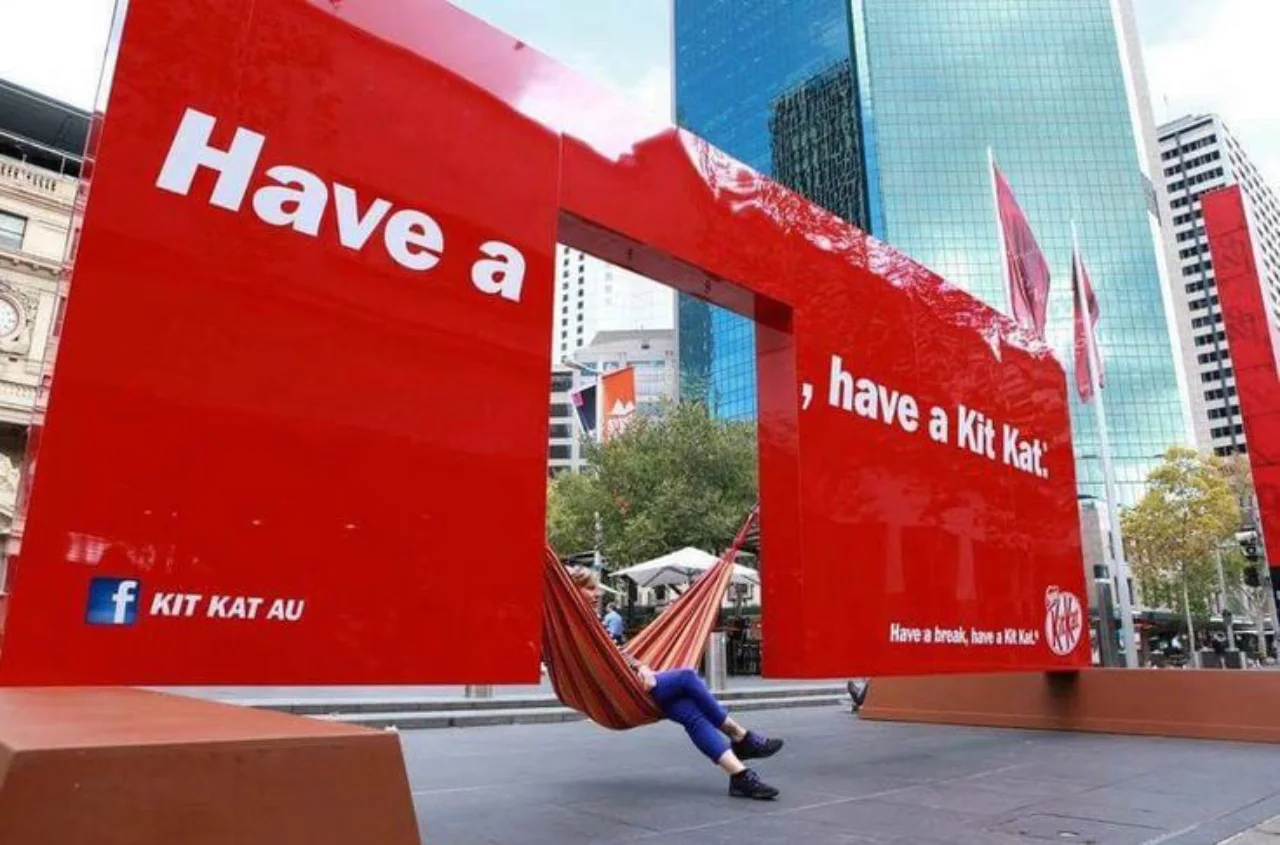 KitKat's guerrilla marketing increase brand awareness
